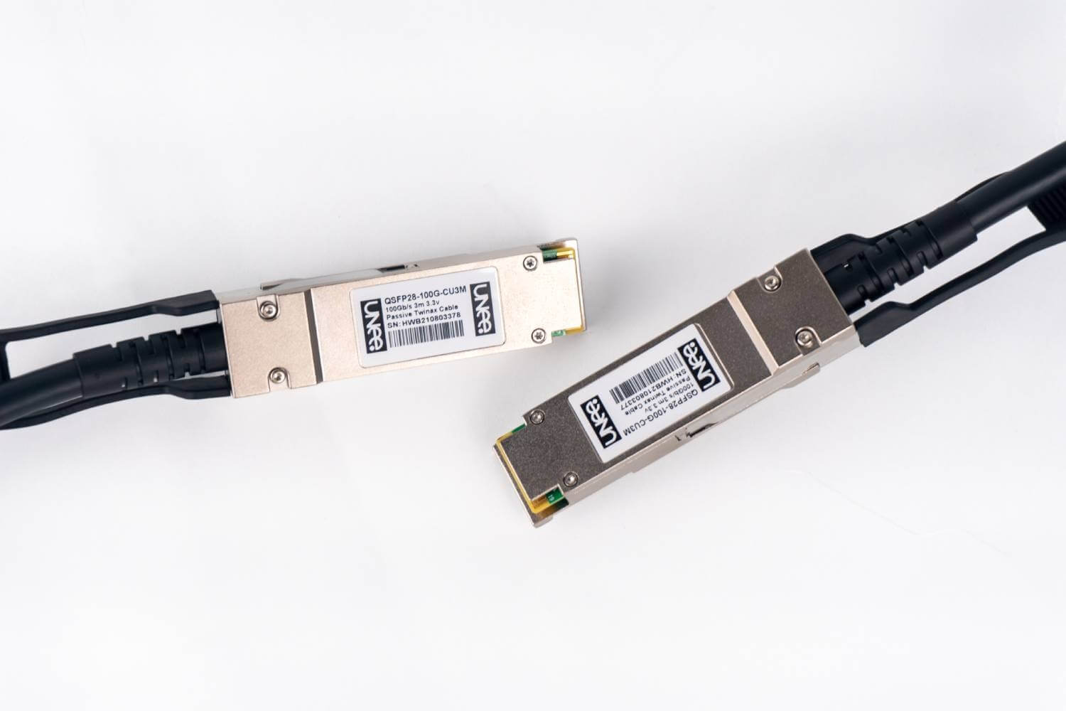 Cabo Twinax Passivo Unee QSFP28 100G 3M