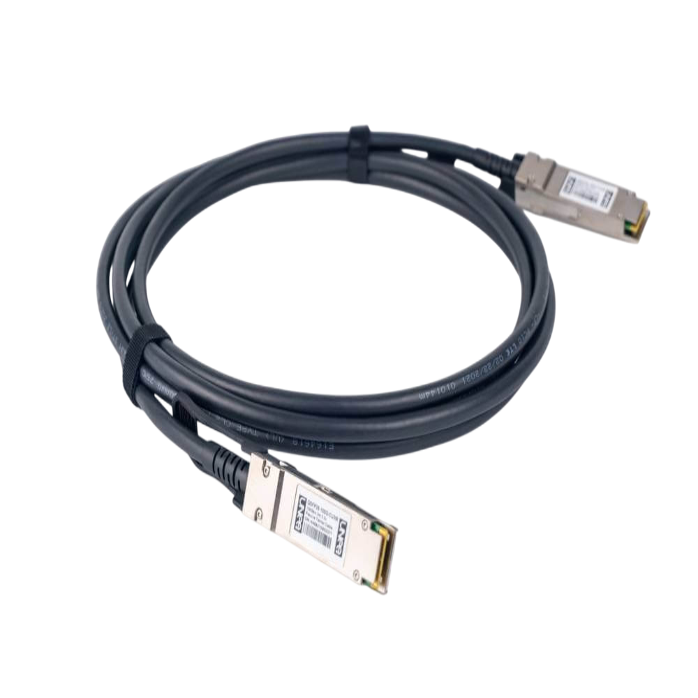 Cabo Twinax Passivo Unee QSFP28 100G 3M