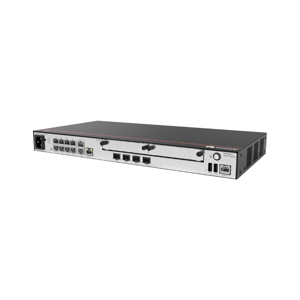 Roteador Huawei eKit AR730 2GE WAN 1 10GE SFP+ WAN 8GE LAN 1GE LAN 2USB 2SIC 4Gbps