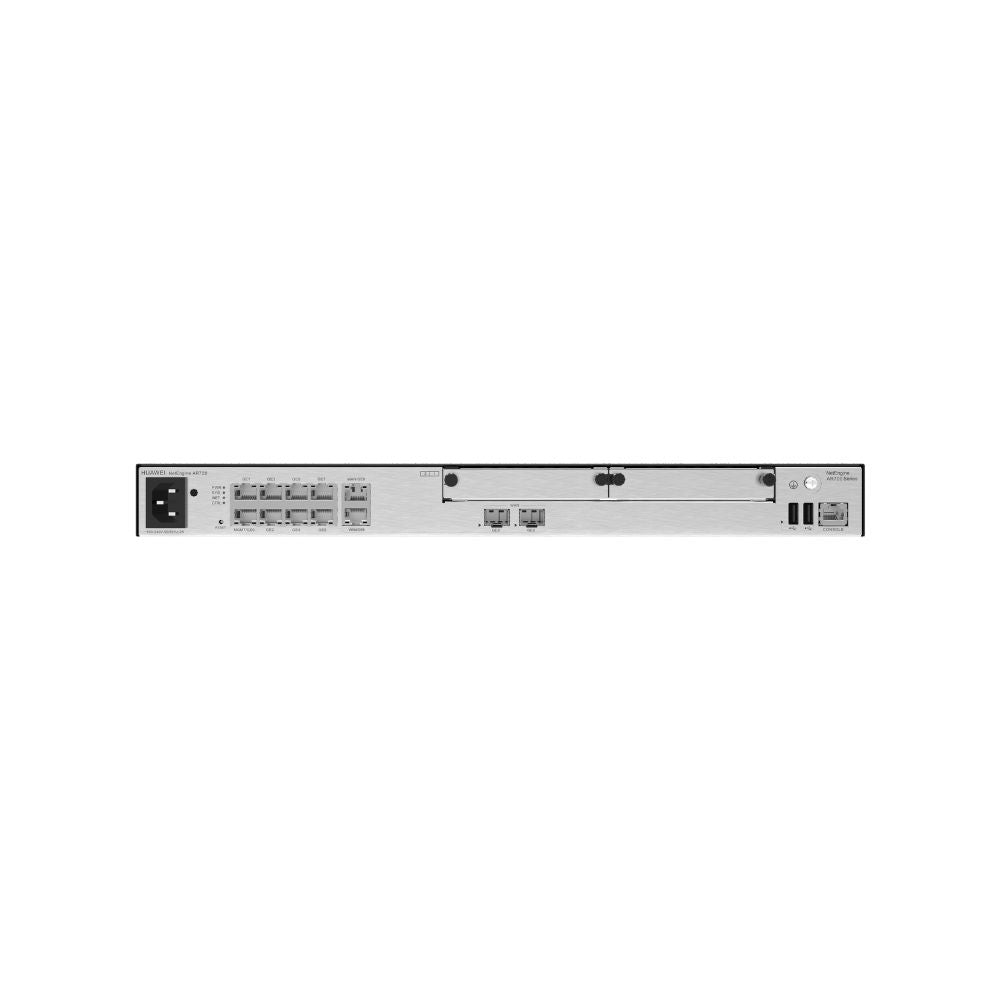 Roteador Huawei eKit AR720 2GE WAN 8GE LAN 2USB 2SIC até 1200 usuários 6Gbps