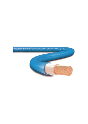 Cabo de Energia 10mm² Azul LSZH 80A - Venda por Metro (OUTLET)