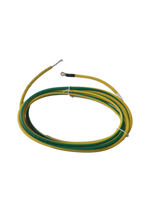 Cabo de Aterramento 16mm² Verde/Amarelo 0,85m c/ Terminais Olhal (OUTLET)