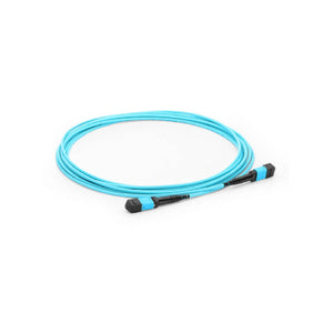 Cabo óptico MM, MTP-MTP, OM3, 12FO, MTP/UPC Femea, TipoB, 3mts, Acqua, LSZH