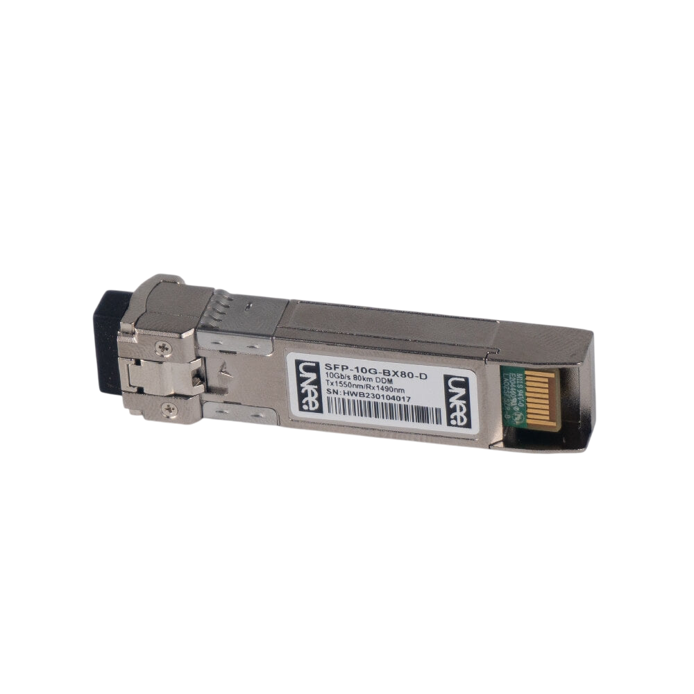 SFP+ 80KM 10G Bidirecional Unee 10G-BXU8-1490 1490nm-TX/1550nm-RX

