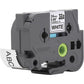Fita Brother TZe-FX251 24mm Preto/Branco - Impressorajato