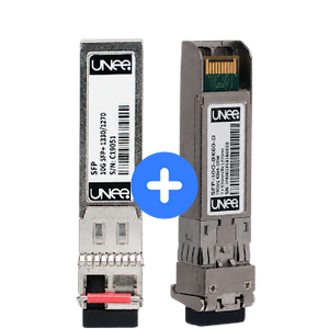 Kit Transceiver SFP+ 10G BIDI 60km (Par Casado BXD6 + BXU6)
